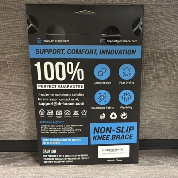 Dr. Brace World's Lightest Knee Brace w/Patella Pad (Size Medium) - Picture 2 of 2